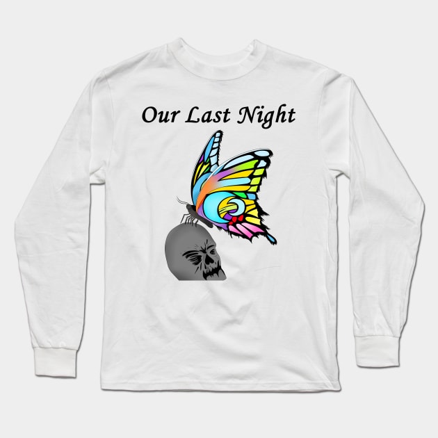 Our Last Night - Overcome The Darkness Long Sleeve T-Shirt by Rasheba